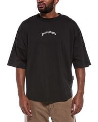 Palm Angels - Back Curved Logo Over T-Shirt - Lyst