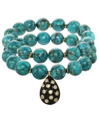 Rachel Reinhardt Jewelry - 14K Plated Charm Bracelet - Lyst