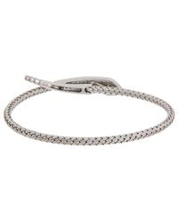 Meshmerise - 18K Over 0.15 Ct. Tw. Diamond Mesh Bangle Bracelet - Lyst