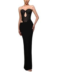 Dilireba - Sleeveless Solid Maxi Dress - Lyst