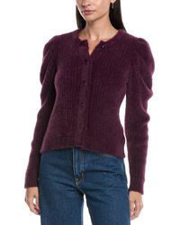 Rebecca Minkoff - Fuzzy Janine Cardigan - Lyst