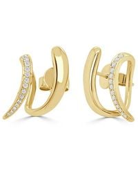 Sabrina Designs - 14K 0.17 Ct. Tw. Diamond Hoop Earrings - Lyst