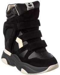 Isabel Marant - Balskee Leather & Suede Sneaker - Lyst