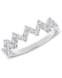 Sabrina Designs - 14K 0.38 Ct. Tw. Diamond Heart Beat Band Ring - Lyst