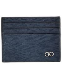 Ferragamo - Revival Leather Card Holder - Lyst