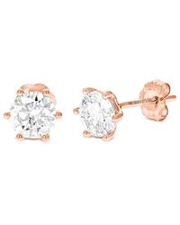 Amairah - 14K 3.00 Ct. Tw. Lab-Grown Diamond Stud Earring - Lyst