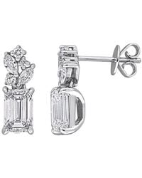 Lab Grown Diamonds - Created Forever 14K 2.23 Ct. Tw. Lab-Grown Diamond Drop Earrings - Lyst