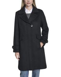 Cole Haan - Wool-Blend Coat - Lyst