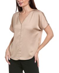 Anne Klein - V-neck Blouse - Lyst