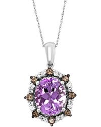 Le Vian - Le Vian 14k 3.30 Ct. Tw. Diamond & Gemstone Pendant Necklace - Lyst
