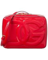 Dolce & Gabbana - Dg Medium Patent Camera Bag - Lyst
