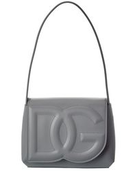 Dolce & Gabbana - Dg Logo Leather Shoulder Bag - Lyst