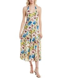 Astr - Halter Linen-Blend Maxi Dress - Lyst