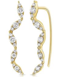 Sabrina Designs - 14k 0.45 Ct. Tw. Diamond Climber Earrings - Lyst