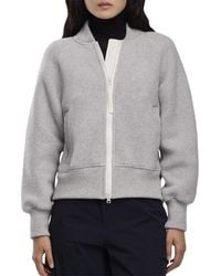 Canada Goose - Sierra Fleece Label Wool-Blend Bomber Jacket - Lyst
