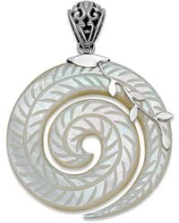 Samuel B. - Pearl Spiral Pendant - Lyst