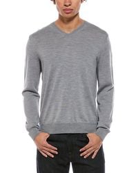 Bruno Magli - Merino Wool-Blend V-Neck Sweater - Lyst