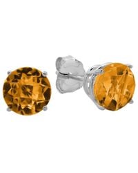 MaxColor - 10k 1.50 Ct. Tw. Citrine Studs - Lyst