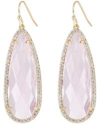 Eye Candy LA - The Luxe Collection 14k Plated Cz Earrings - Lyst