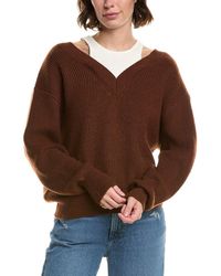 Elan - Off-the-shoulder Wool-blend Sweater - Lyst