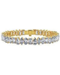 Lab Grown Diamonds - 14K 7.10 Ct. Tw. Lab-Grown Diamond Fancy Bracelet - Lyst