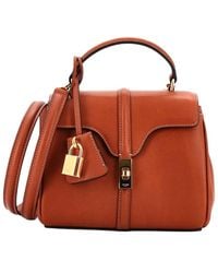 Celine - 16 Top Handle Bag Smooth Mini (authentic Pre-loved) - Lyst
