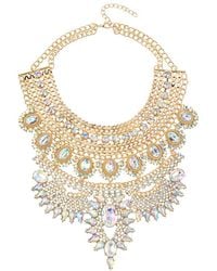 Eye Candy LA - Glass Crystal Zaniah Statement Necklace - Lyst