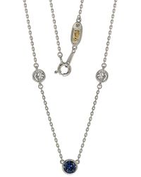 suzy levian sapphire necklace