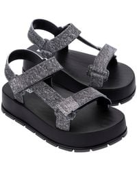 Melissa - Flowing Denim Platform Shoe - Lyst