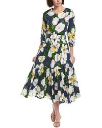 Samantha Sung - Melanie Midi Dress - Lyst