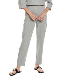 St. John - Soft Pinstripe Pant - Lyst