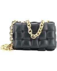 Bottega Veneta - Padded Maxi Intrecciato Leather Cassette Chain Crossbody (Authentic Pre-Loved) - Lyst
