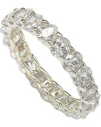Suzy Levian CZ Jewelry - Suzy Levian Silver Cz Stackable Ring - Lyst