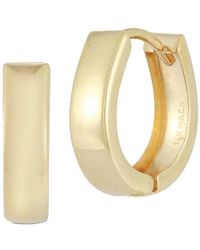 Ember Fine Jewelry - 14k Bold Oval Huggie Earrings - Lyst