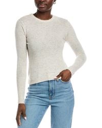 Autumn Cashmere - Raw Edge Cashmere Sweater - Lyst