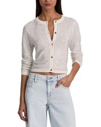 Alice + Olivia - Carson Embellished Cardigan - Lyst