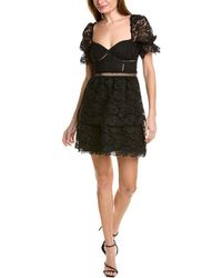 Bardot Hayden Lace Slip Dress in Black | Lyst
