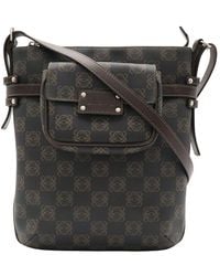 Loewe - Coated/Waterproof Canvas Repeat Anagram Crossbody (Authentic Pre-Loved) - Lyst