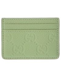 Gucci - Gg Emblem Leather Card Case - Lyst