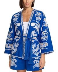 Johnny Was - Jodie Linen-Blend Easy Jacket - Lyst