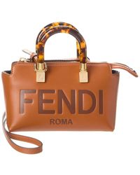 Fendi - By The Way Mini Leather Shoulder Bag - Lyst