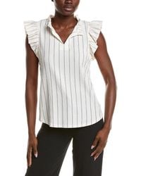 Anne Klein - Pinstripe Top - Lyst
