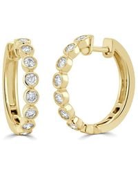 Sabrina Designs - 14K 1.02 Ct. Tw. Diamond Huggie Earrings - Lyst