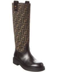 Fendi - Knee-High Boots Filo - Lyst