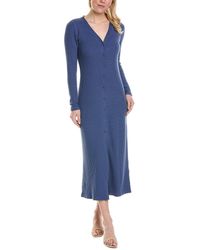 Stateside - Luxe Thermal Cardigan Maxi Dress - Lyst