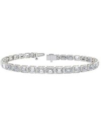 Lab Grown Diamonds - 14K 11.20 Ct. Tw. Lab-Grown Diamond Tennis Bracelet - Lyst