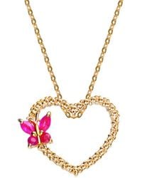 Rachel Glauber - 14k Over Silver Necklace - Lyst