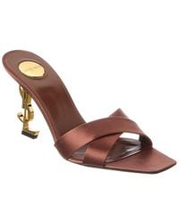 Saint Laurent - Opyum 85 Satin Sandal - Lyst