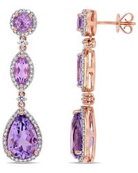Rina Limor - 10k 8.65 Ct. Tw. Diamond & Gemstone Earrings - Lyst