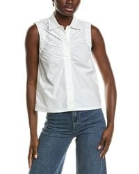 Rag & Bone - Georgina Ruched Shirt - Lyst